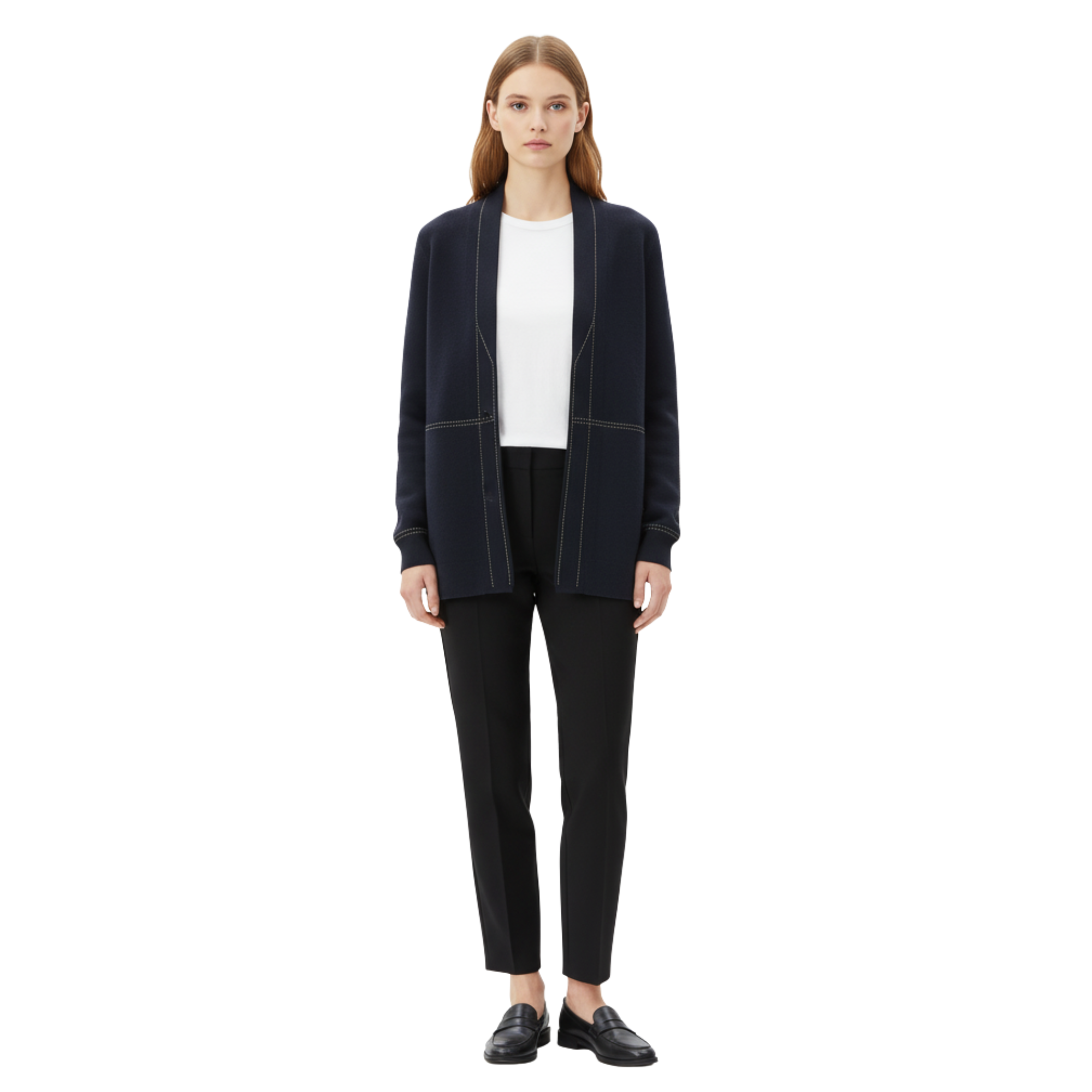 Wool Weaver Cardigan | Premium Knitted Wool with Plaid Pattern, Classic Autumn/Winter Layering Piece for Cozy Comfort and Style