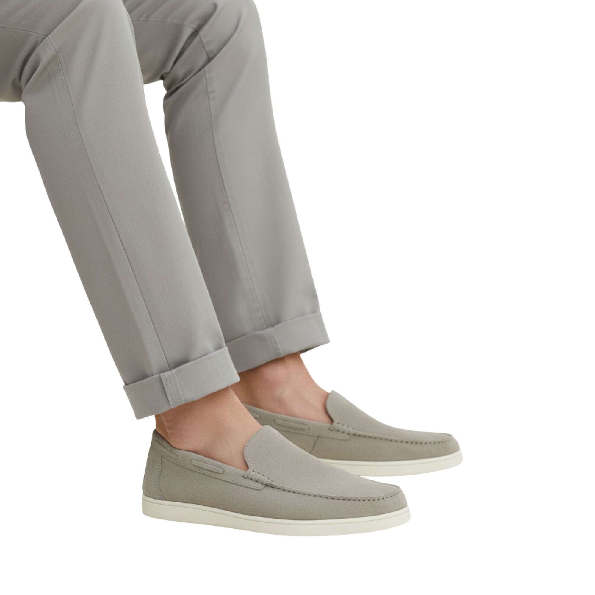 Men's Suede Loafers, Soft Slip-On Shoes with Lightweight Comfort, Casual & Elegant Design for Everyday Wear